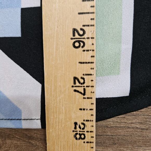 Karl Lagerfeld Top Large Black Spell-out Letter Bungee Short Sleeve Career - Picture 13 of 16